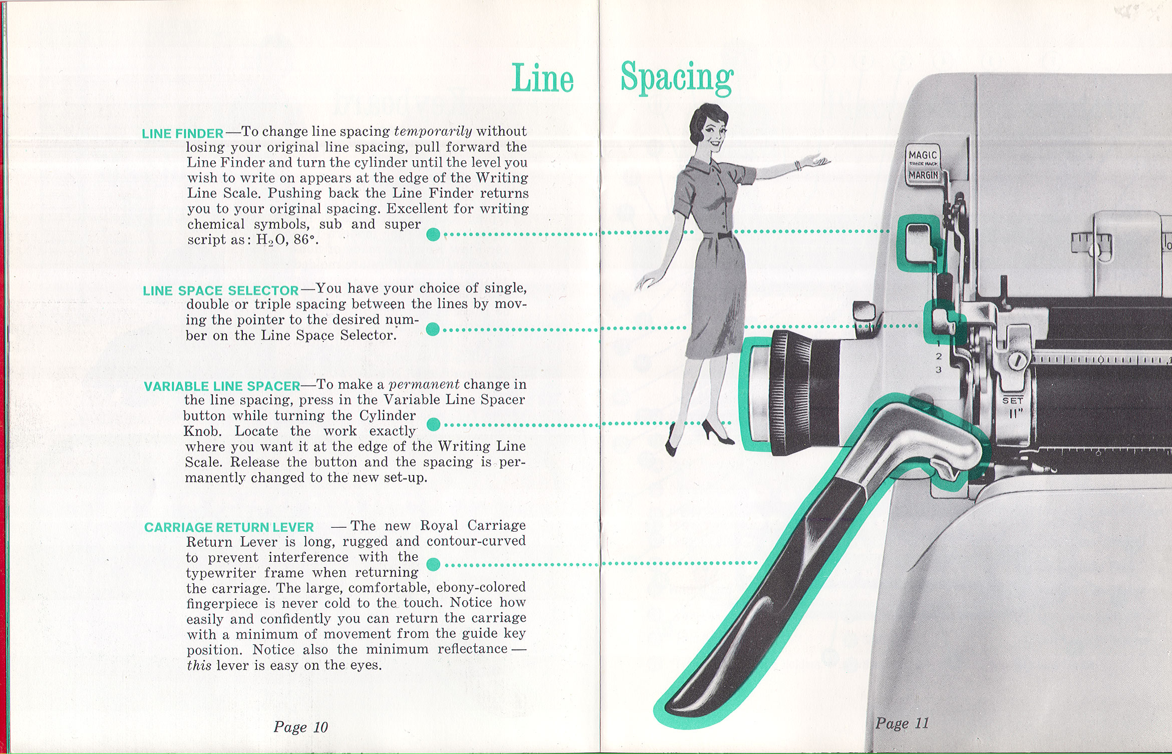 Royal Empress Typewriter Owner's Manual, 1961 | To Type, Shoot Straight