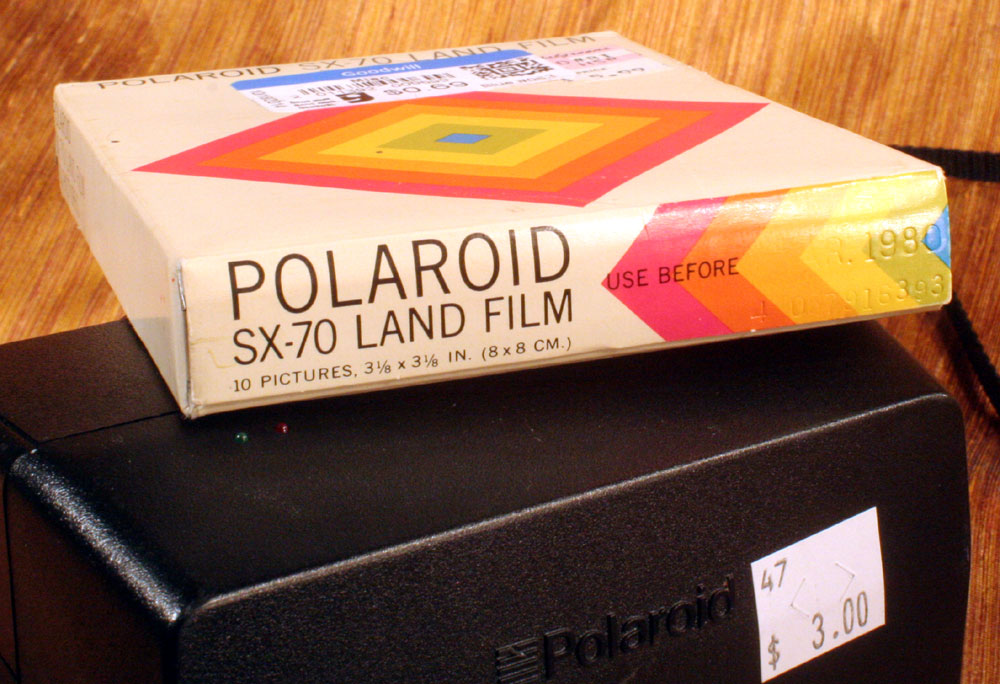 $3.68 worth of Polaroid fun. Best if used before 1980? We'll see about that...