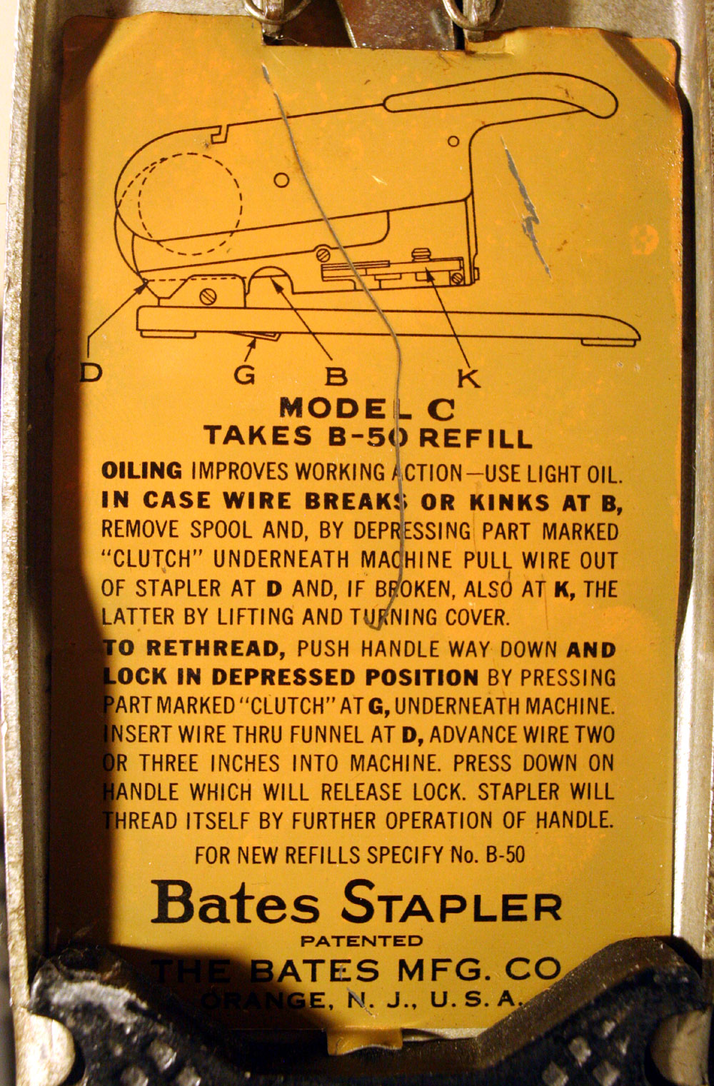 ooh, an oiling and maintenance chart :D
