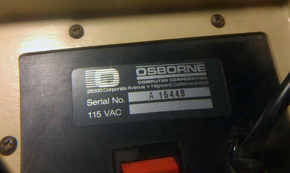 Very early serial number, A model, 16448 would probably place it in mid-1981, well before Osborne was pumping out 10k units a month (they hit that rate in Sept, 1981)